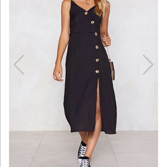 Nasty Gal Dresses & Skirts - Nasty gal Easy Button the Eye Midi Dress
